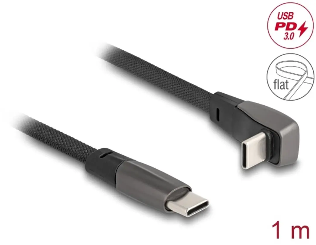 Delock USB Type-C Kabel 60W 1m
