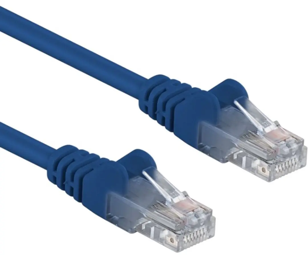 ACT IB2651 Blauwe U/UTP CAT6A Patchkabel 1,5m - RJ45