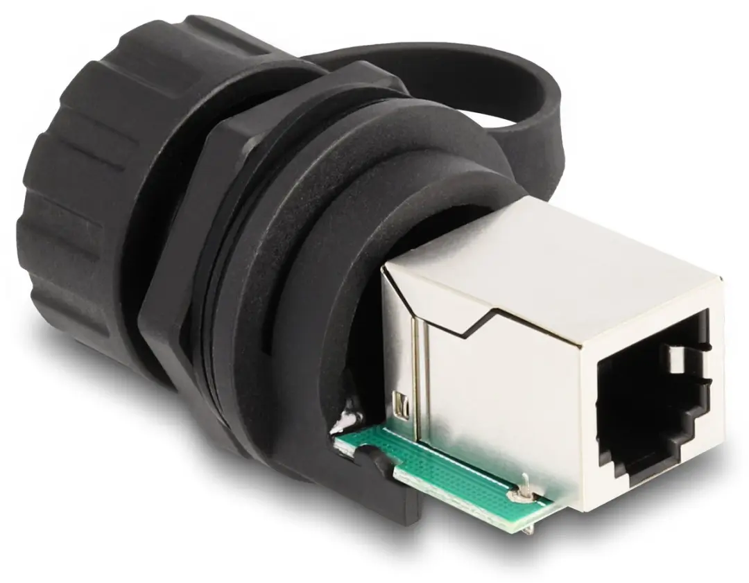 Delock RJ12 Kabelconnector IP68 - Zwart