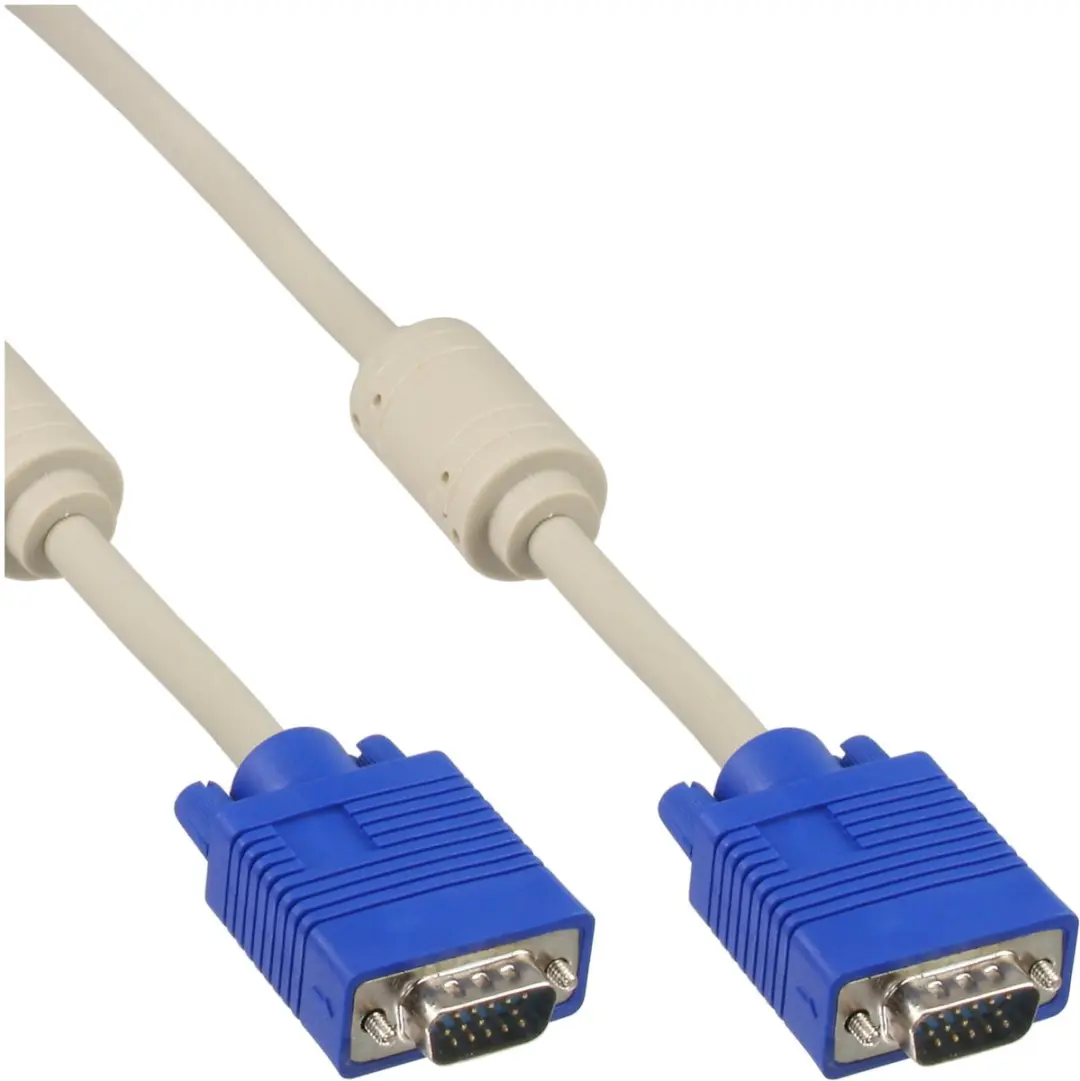 InLine S-VGA Kabel 15-pins M/M - 1,5m - Blauw