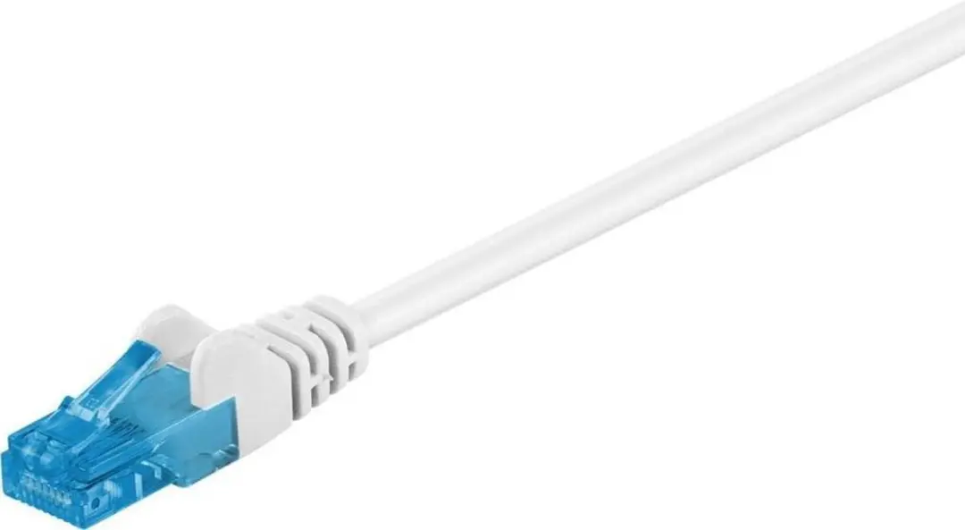 Goobay U/UTP CAT6a Netwerkkabel 10Gbps - 1m - Wit