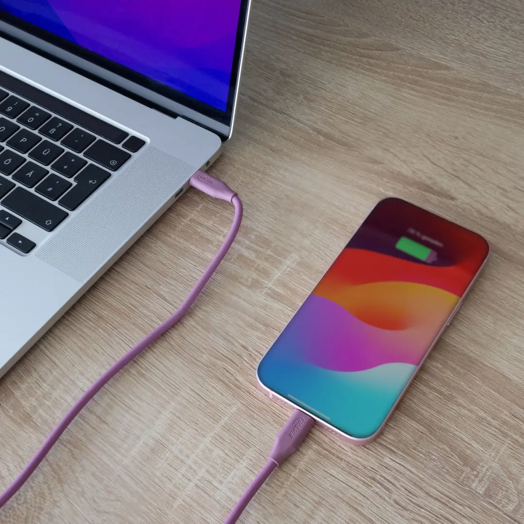 InLine USB-C Snelladingskabel 100W 1m - Violet