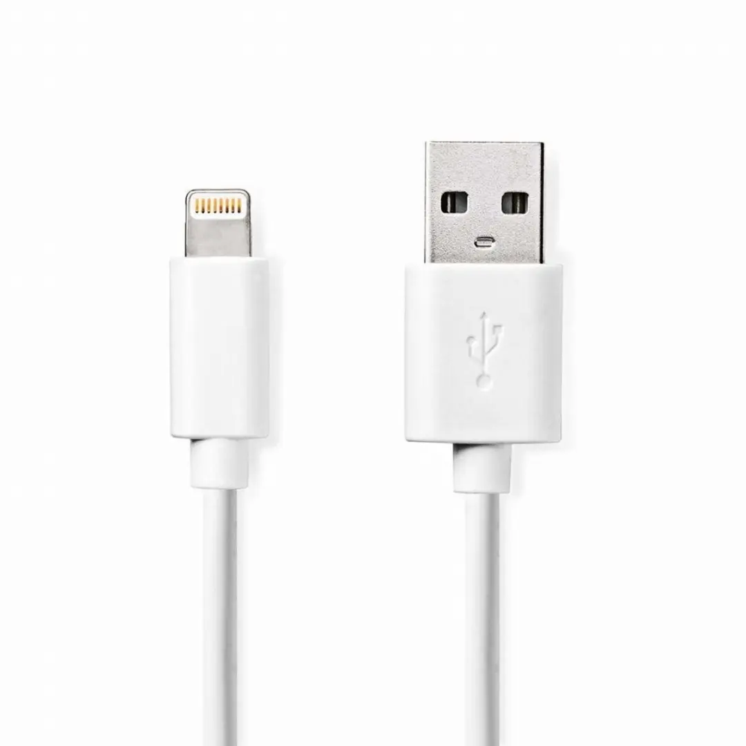Nedis Lightning Kabel USB-A 1m - Wit