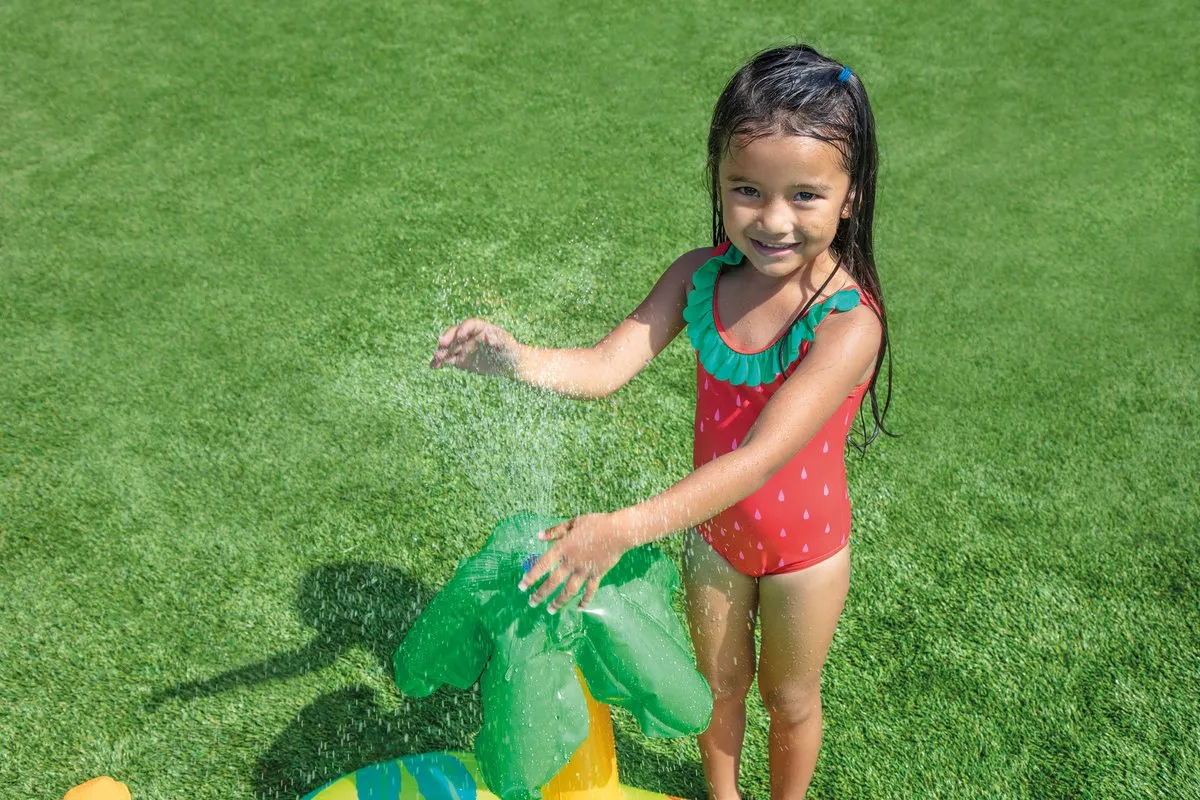 Intex Little Dino Opblaaszwembad met glijbaan 191x152cm