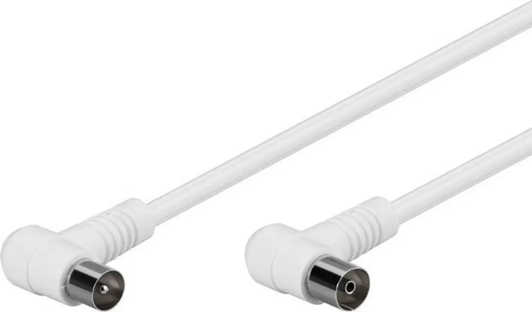 Goobay 67356 Antennekabel - 5m - 80dB - Wit - 10 Stuks