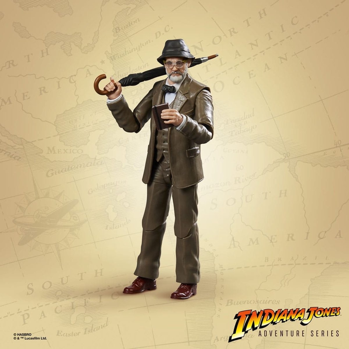 Hasbro Indiana Jones - Adventure Series Henry Jones Sr. The Last Crusade 15 cm Actiefiguur - Multicolours