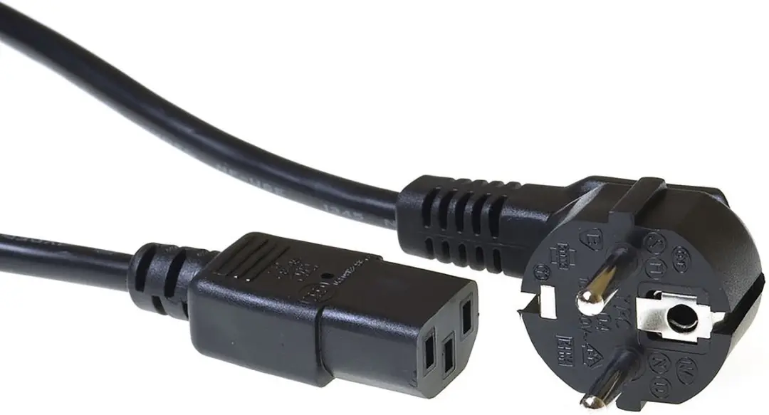 ACT AK5010 Netsnoer Schuko CEE 7/7 Haaks