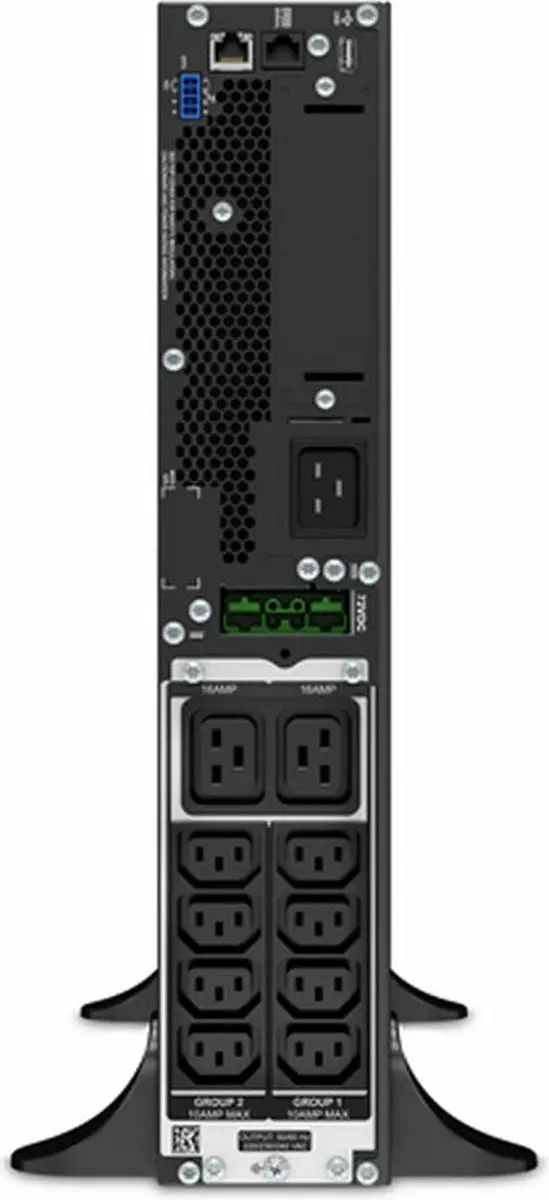 APC Smart-UPS On-Line SRT2200XLI Noodstroomvoeding - 2,2kW/VA - 10 Stopcontacten - Zwart