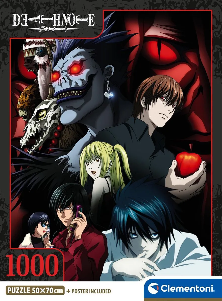 Clementoni Death Note Anime Puzzel 1000 Stuks