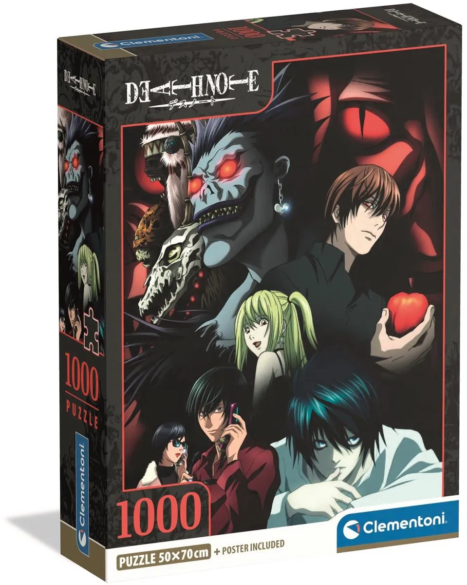 Clementoni Death Note Anime Puzzel 1000 Stuks