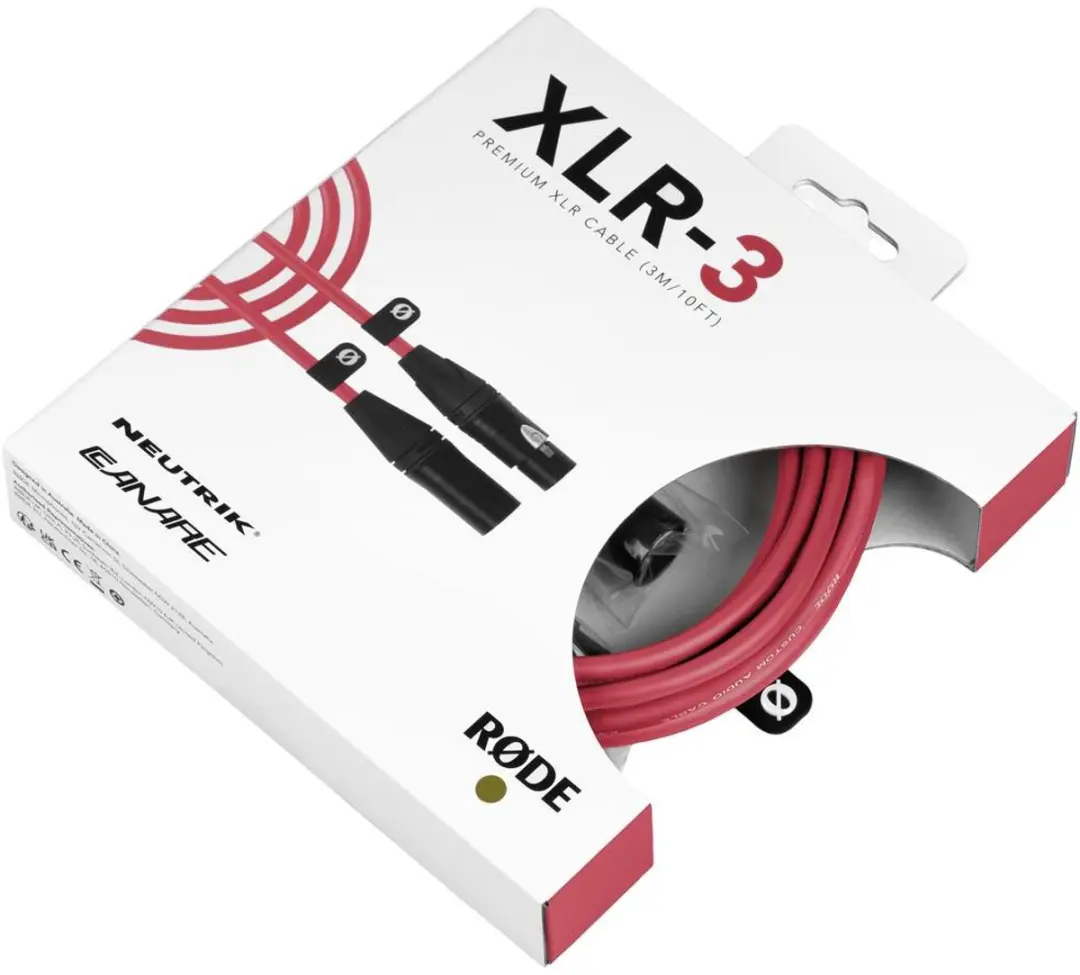 Rode XLR-3 Kabel - Rood