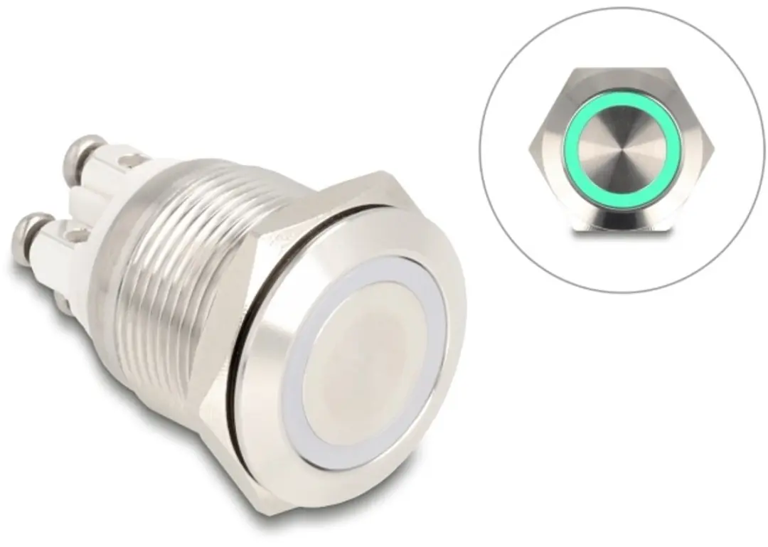 Delock Push Button 19mm