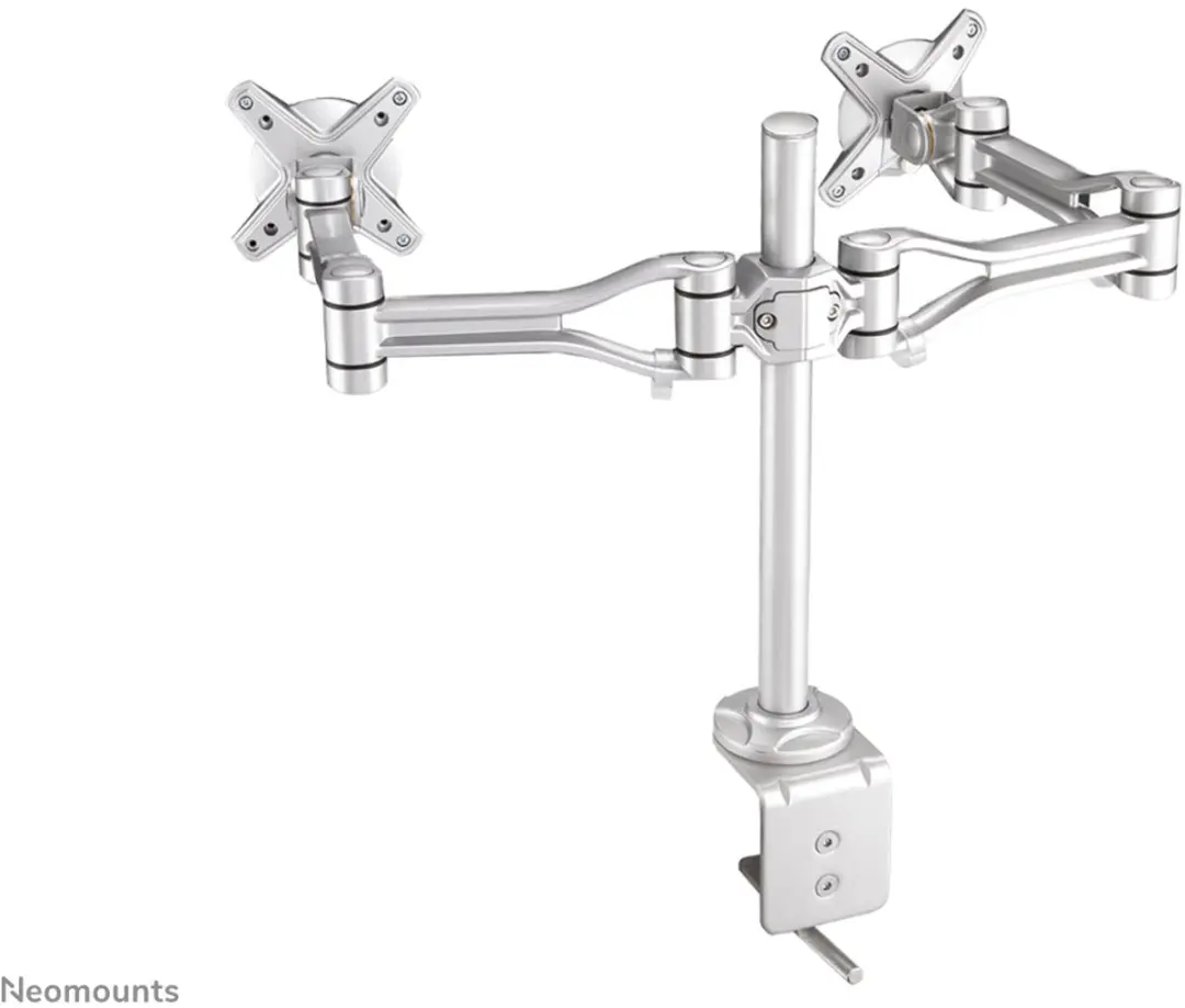 Neomounts FPMA-D1030D Monitorarm 2 schermen - 10-24" - 0-7 kg/scherm - Zilver