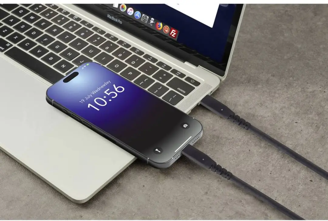 Renkforce RF-6662040 USB-C-kabel 1m - USB4 - Zwart