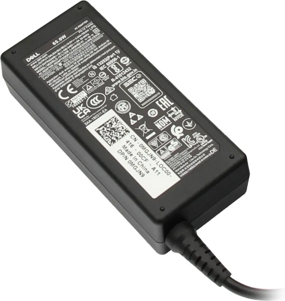 Dell DA65NM191 Oplader 65W - Zwart