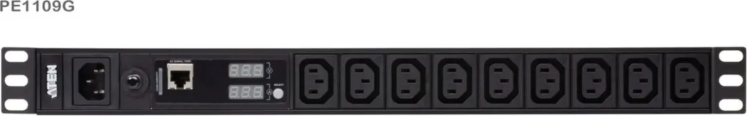 Aten PE1109G Basis PDU 1HE - 9x IEC C13 - Meetfunctie - Zwart