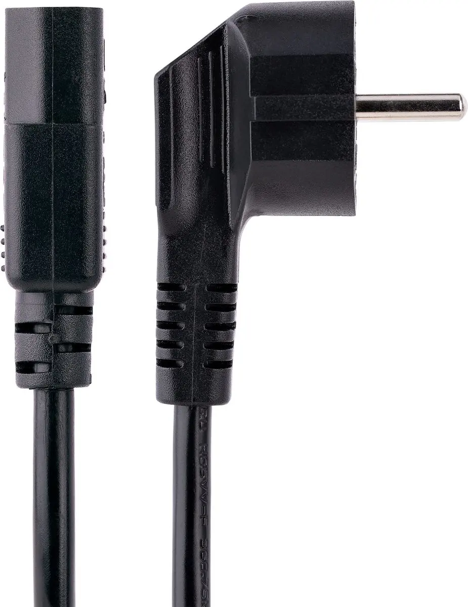 Startech 3m Stroomkabel EU Schuko-C13 10A - Zwart