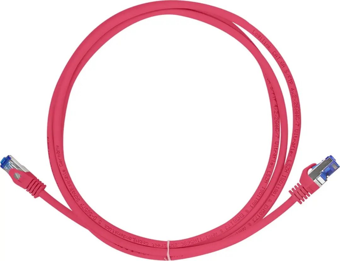 Logilink C6A094S RJ45 Kabel CAT 6A S/FTP 10m - Rood