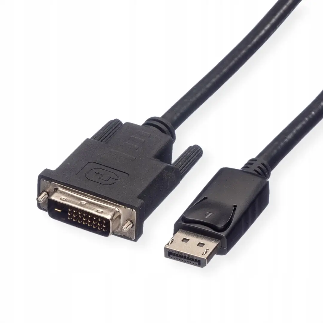 ROLINE DisplayPort voor DVI Kabel (24+1) LSOH M/M Zwar 3m.