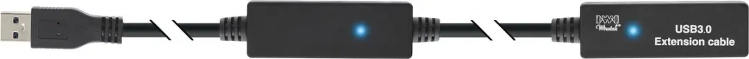 InLine USB3.0 Verlengkabel 10m - Zwart