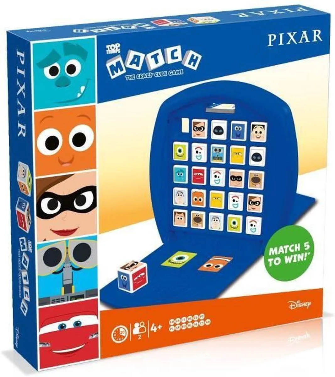 Winning Moves Match 5-op-rij Pixar