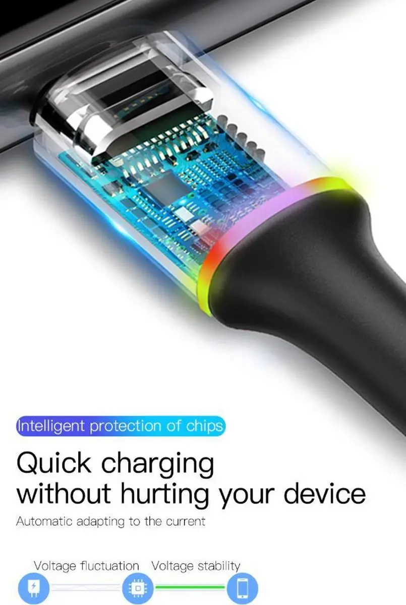 Baseus Lightning USB A Kabel 2m - Zwart