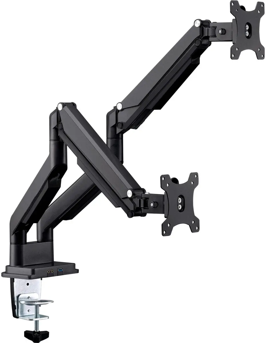 InLine Bureausteun Lifter USB/Audio 2 Monitoren 81cm