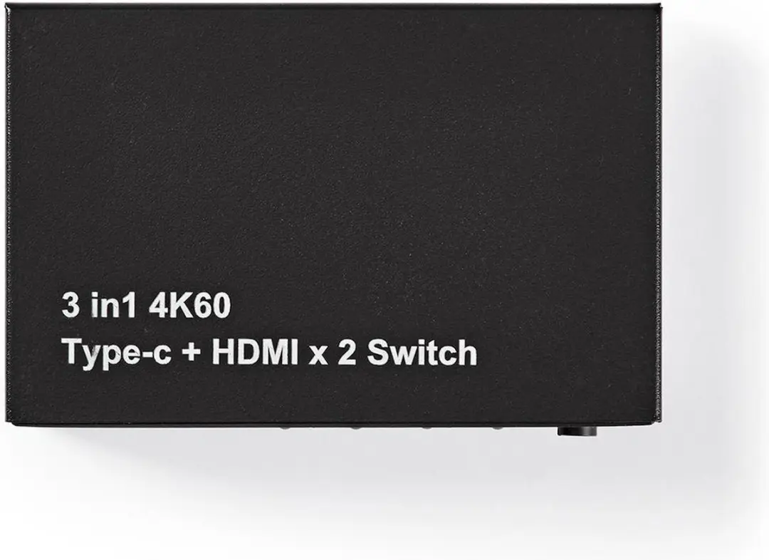 Nedis HDMI-Switch VSWI34721AT 3 Poorten - 4K@60Hz - Antraciet