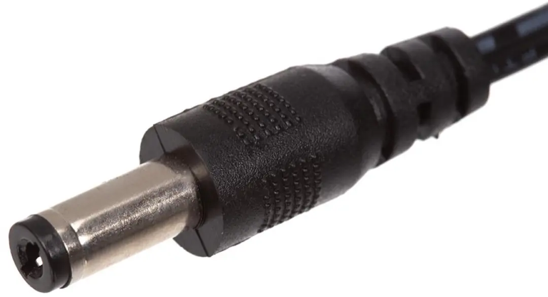 Velleman 1,30m DC Voedingskabel 2,1x5,5mm - Zwart