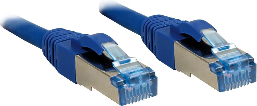 Lindy CAT 6A S/FTP Patchkabel 3m - Blauw