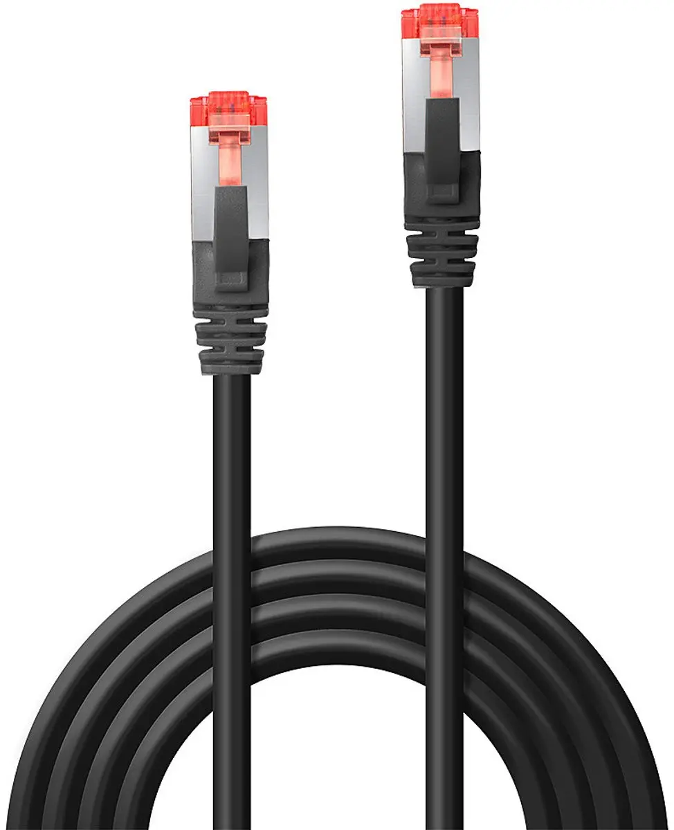 Lindy CAT 6 S/FTP Netwerkkabel 15m - Zwart