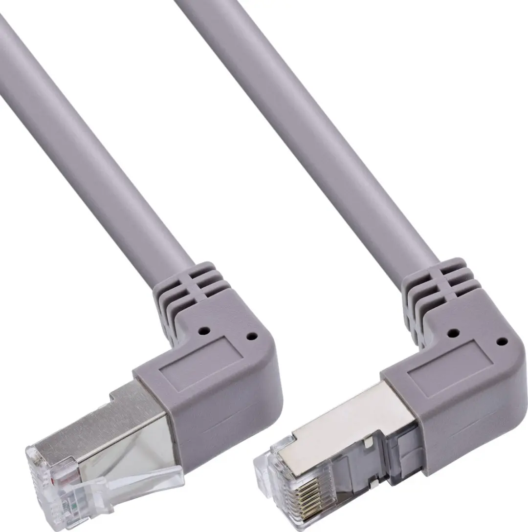InLine Patchkabel S/FTP Cat.6 Haaks 2,67m - Grijs