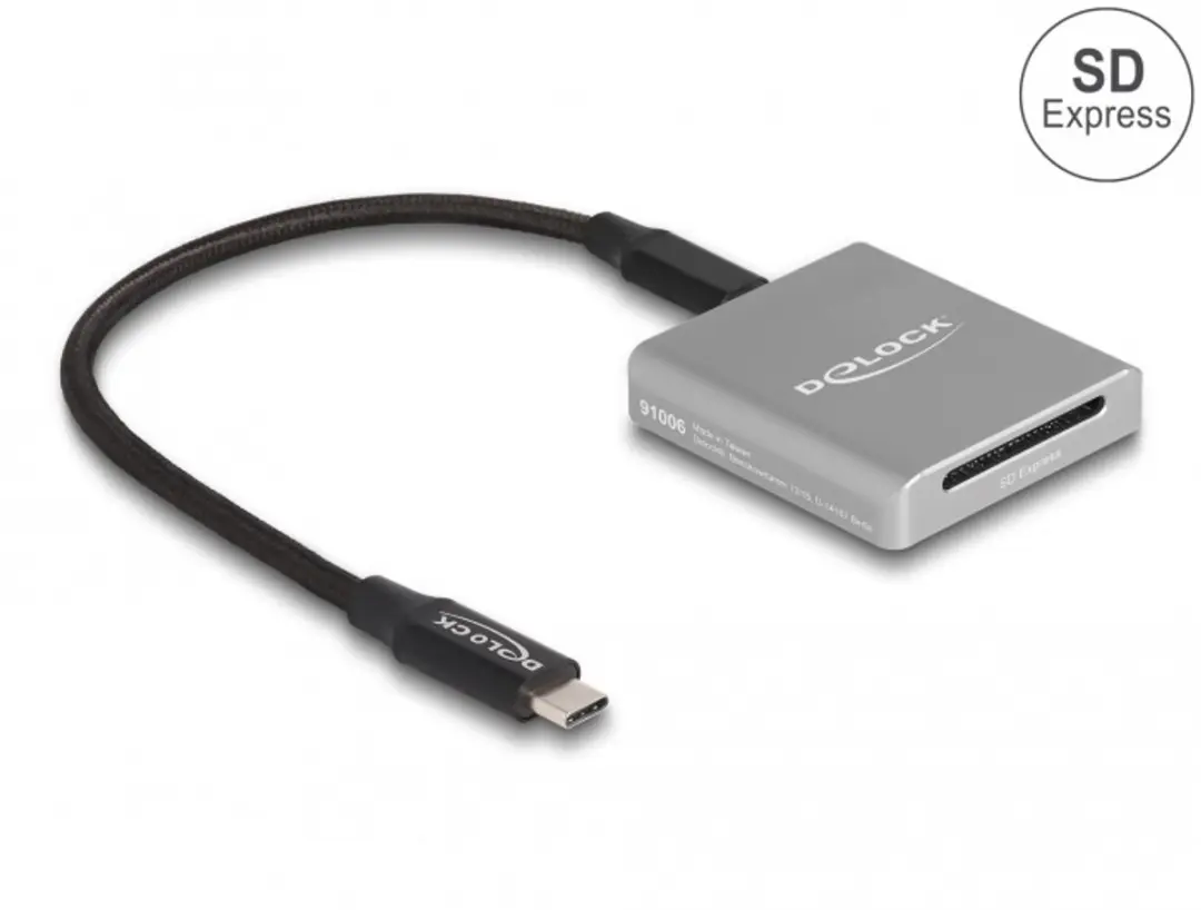 Delock USB Type-C Card Reader SD Express 91006