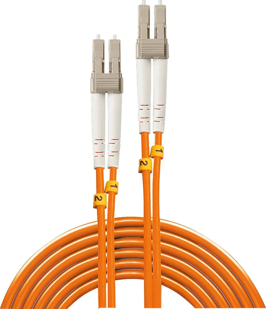 Lindy 46485 InfiniBand Glasvezelkabel 15m - 2x LC - Oranje