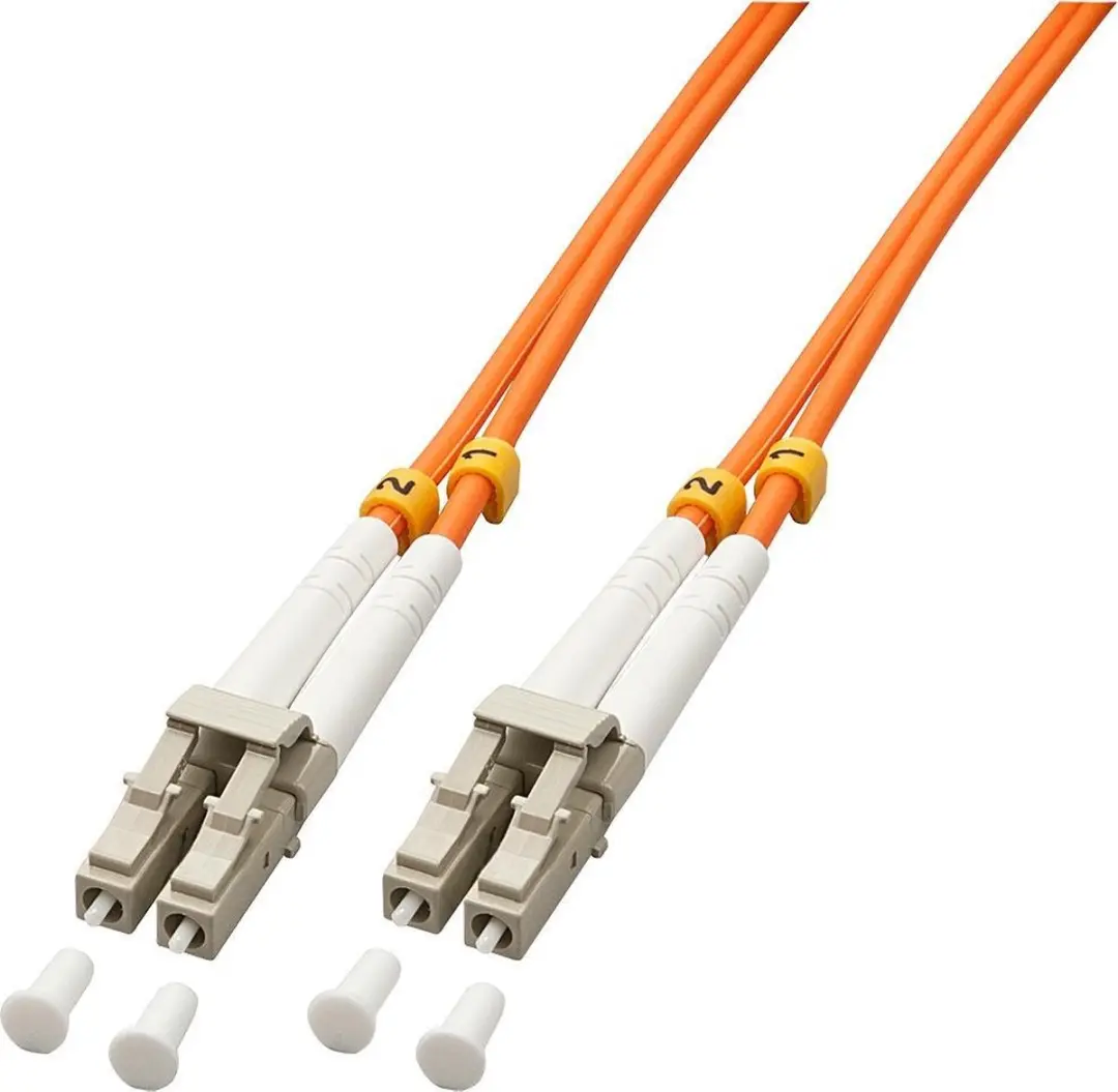 Lindy 46485 InfiniBand en Glasvezelkabel 15 m 2x LC Oranje