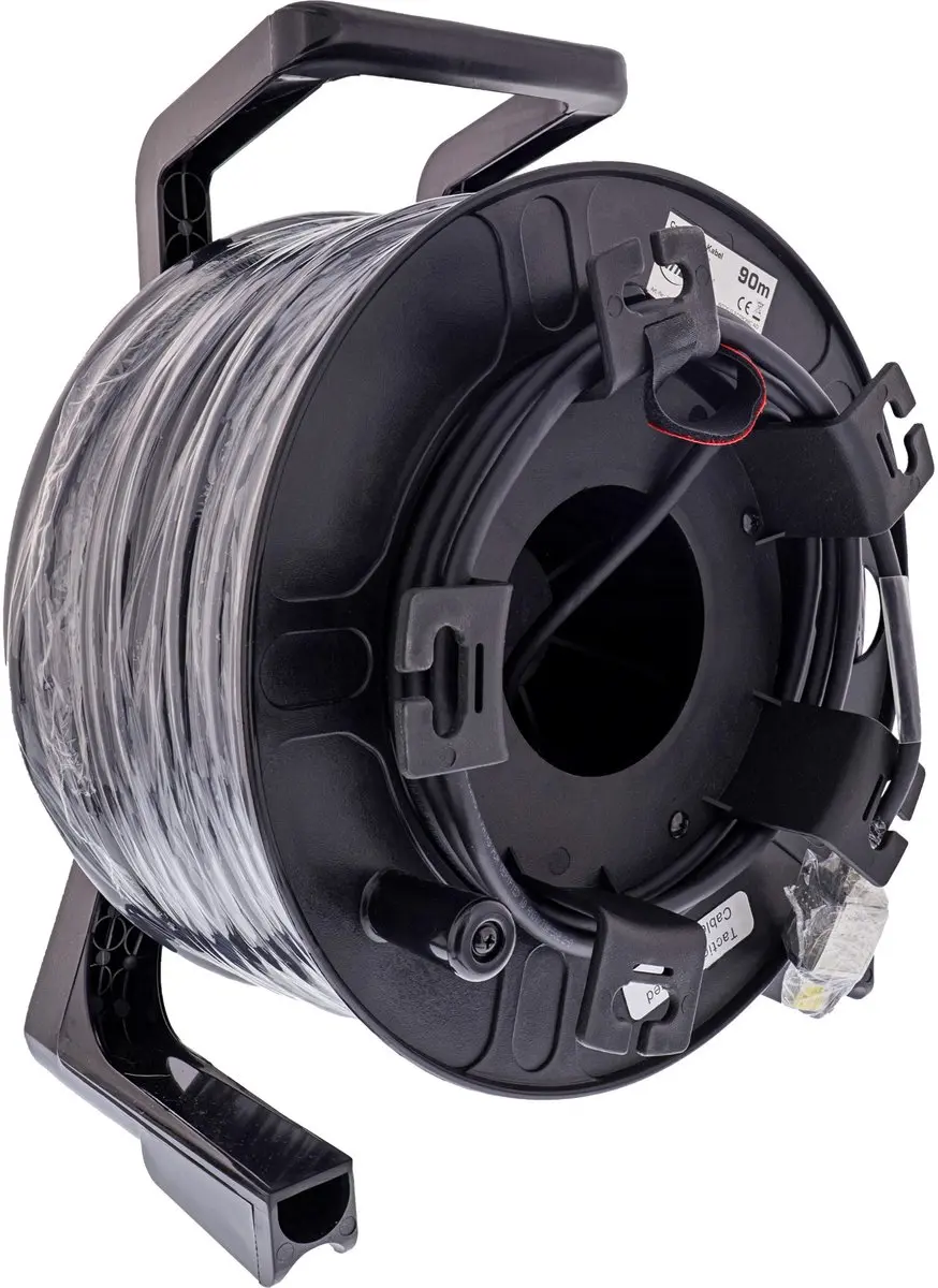 Cavo di rete InLine® Drum IP67 Outdoor PUR Harting, Cat.6A S/FTP, 90m