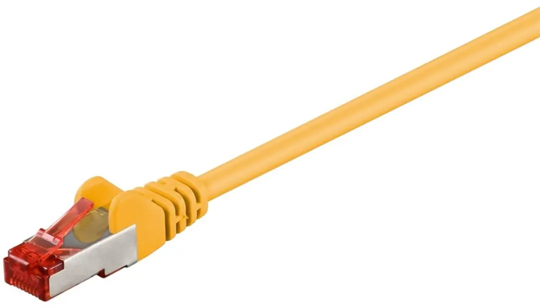 Goobay CAT 6 Patch Cable, S/FTP (PiMF), yellow 10 m