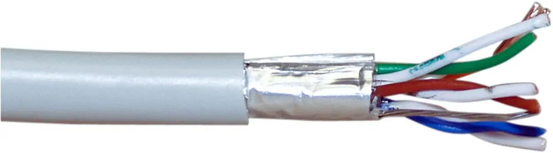 InLine® Patchkabel Cat.5e, grijs, F/UTP, AWG26 CCA, PVC, 100m