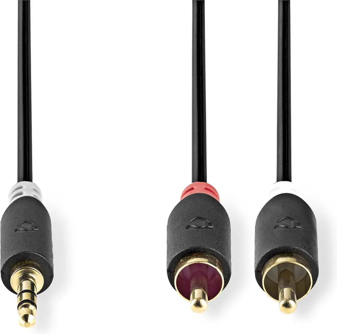 Nedis Stereo-Audiokabel 3,5mm Male naar 2x RCA Male