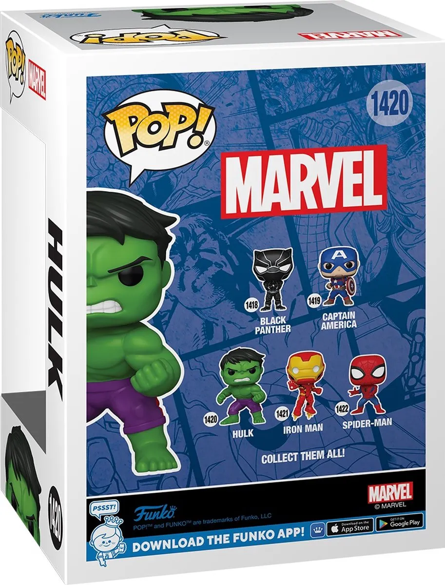Funko Pop! Marvel Hulk #1420 - afbeelding 3 van 4
