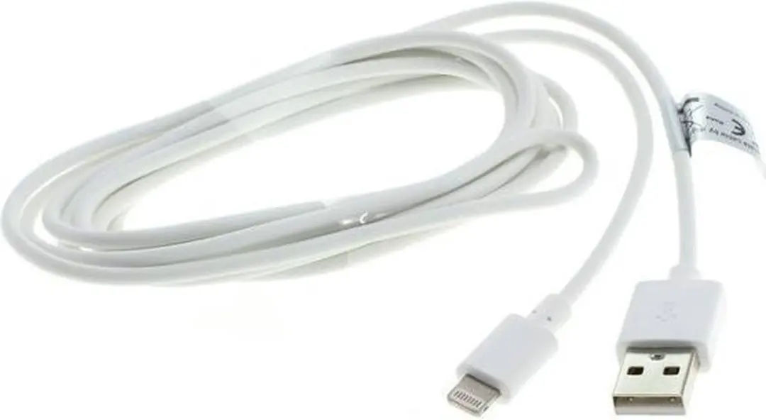 Goobay 8-pins Lightning naar USB-A Kabel 2m - 10 Stuks - Wit