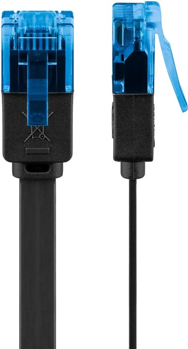 Goobay CAT6A Netwerkkabel RJ45 - 2m - Zwart
