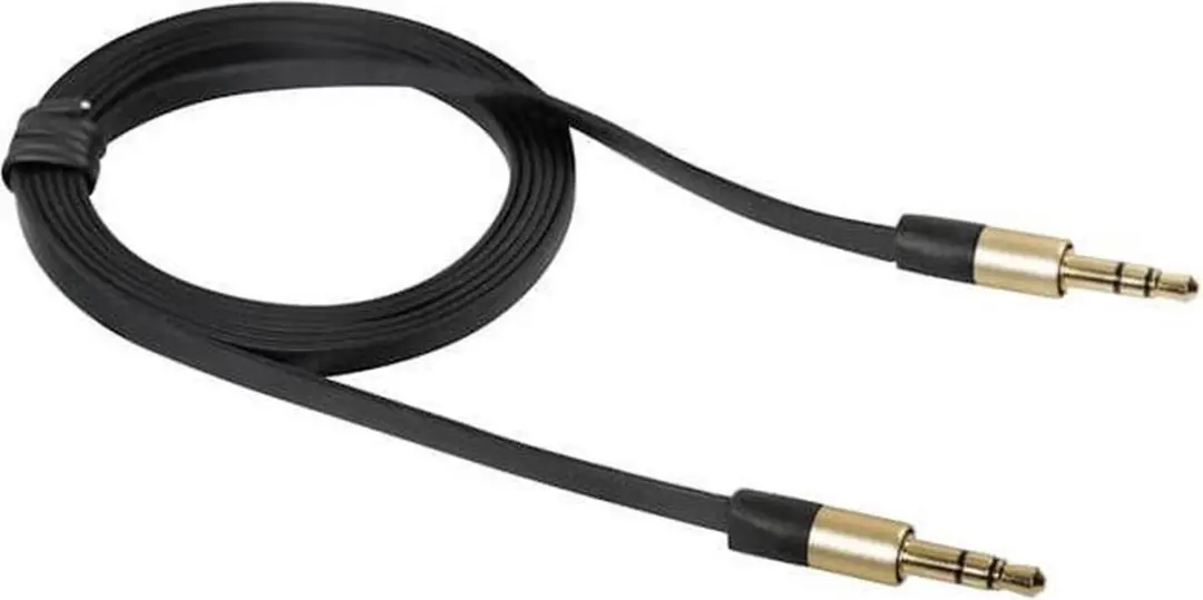 Lampa Audio Kabel 120cm - Zwart - afbeelding 6 van 6