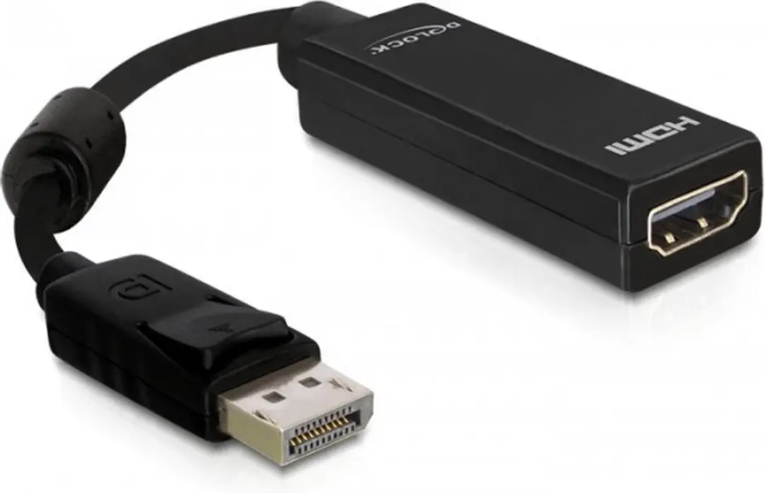 Delock DisplayPort naar HDMI Adapter - Zwart