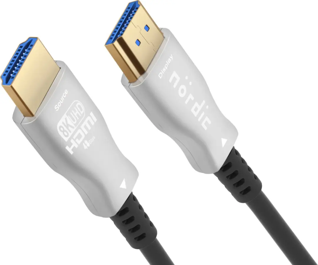 NÖRDIC HDMI 2.1 Glasvezelkabel 50m