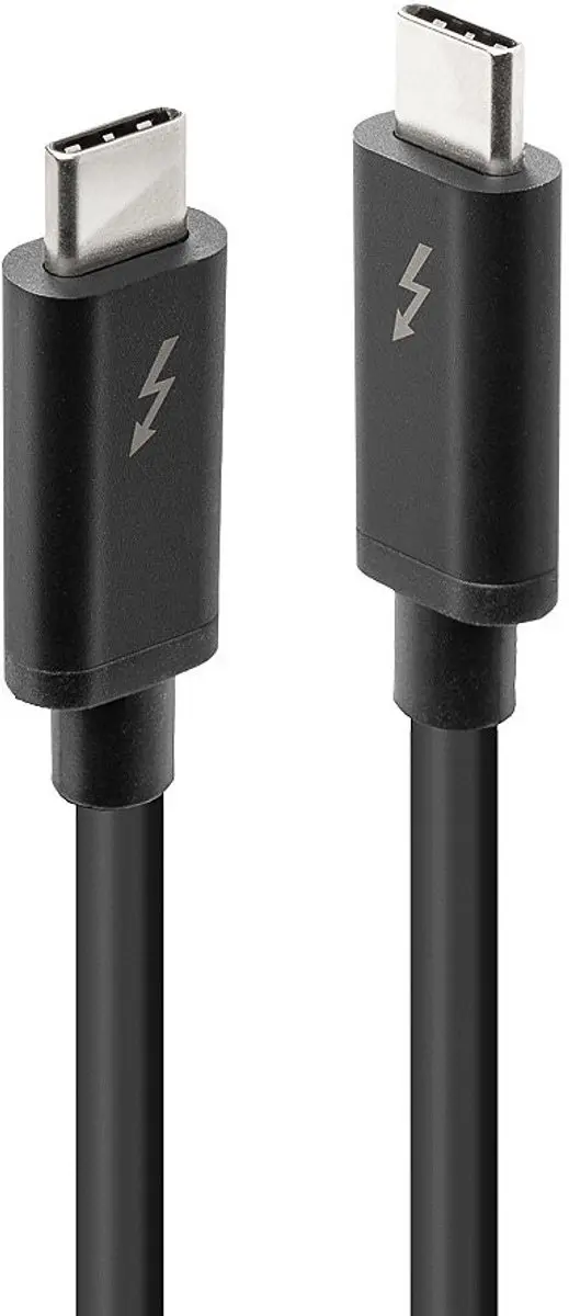 Lindy 41557 Thunderbolt-kabel USB-C 2.0m - Zwart