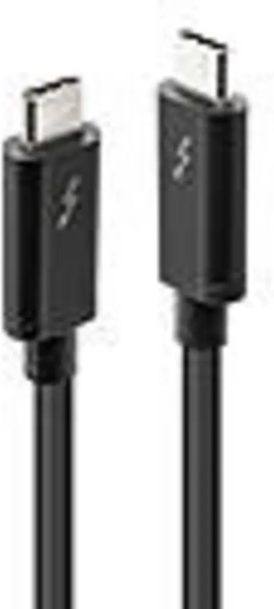 Lindy 41557 Thunderbolt-kabel USB-C 2.0m - Zwart