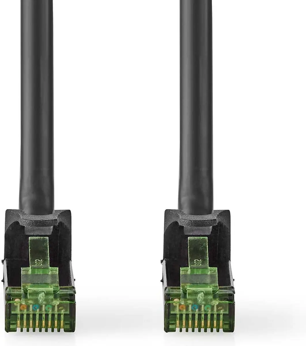 Nedis CAT7 Netwerkkabel CCGP85420BK100 - 10m - Zwart