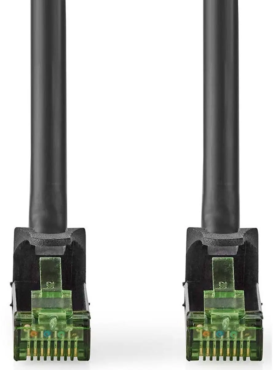Nedis CAT7 Netwerkkabel CCGP85420BK100 - 10m - Zwart