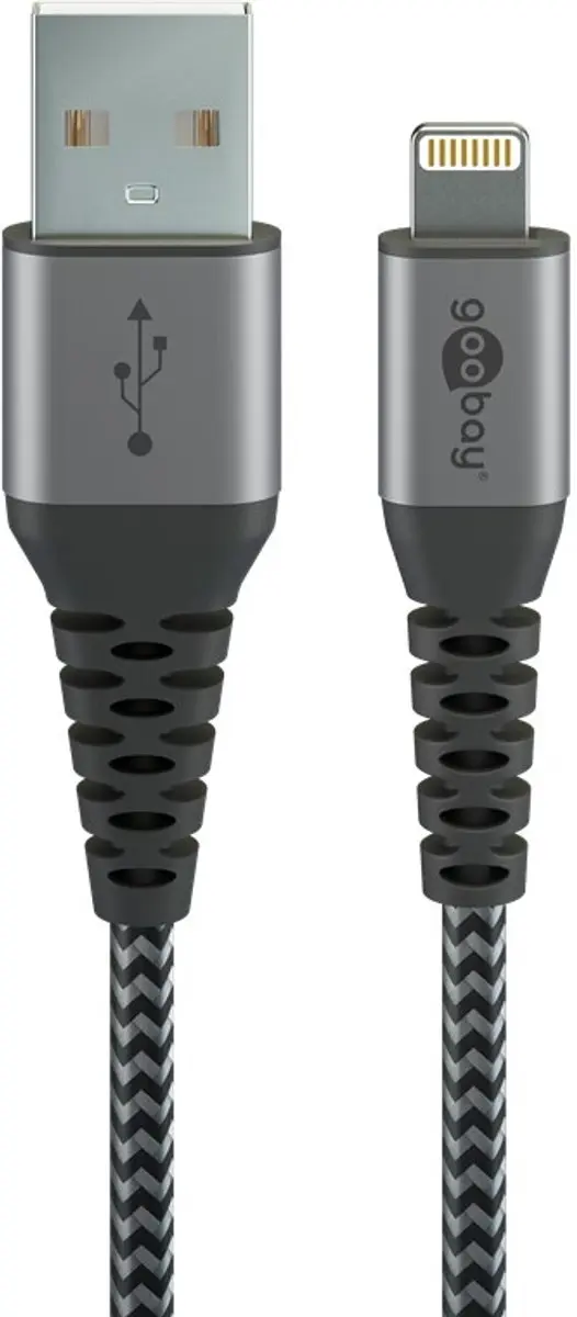Goobay 8-pins Lightning naar USB-A Kabel 2m - 10 Stuks